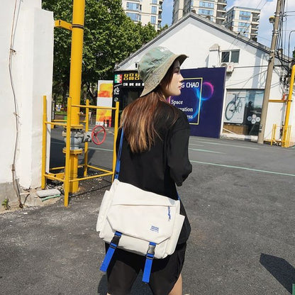 Crossbody Nylon Buckled Bag