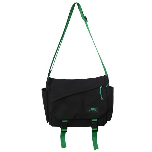 Crossbody Nylon Buckled Bag