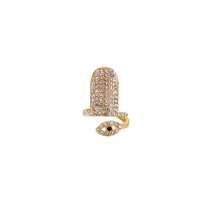 Rhinestone Glaze Nail Ring