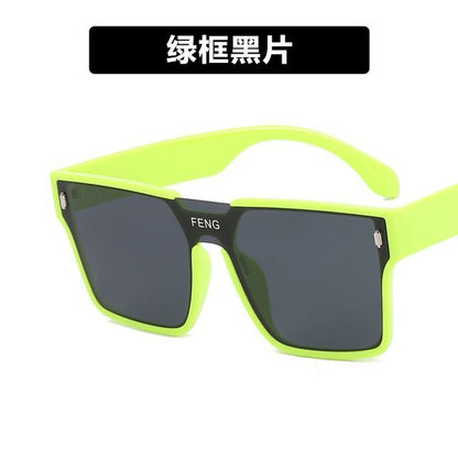 Lettering Sunglasses Retro