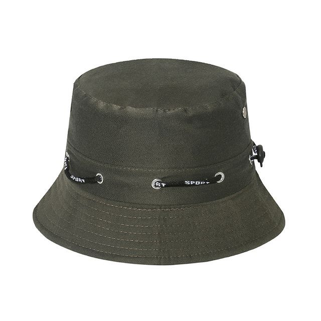 / Hat Print Plain Camouflage Bucket