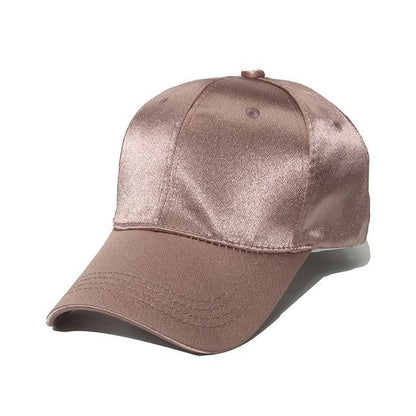 Cap Satin Baseball Plain