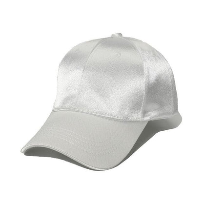 Cap Satin Baseball Plain
