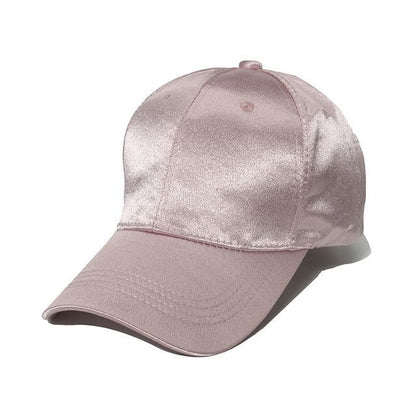 Cap Satin Baseball Plain