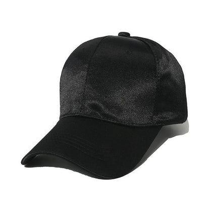 Cap Satin Baseball Plain