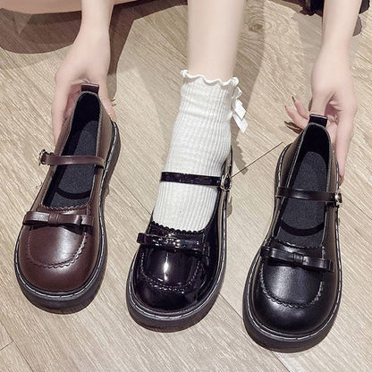 Mary Accent Bow Jane Shoes