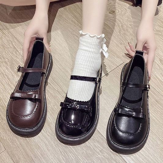 Mary Accent Bow Jane Shoes