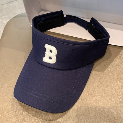 Letter B Visor Hat