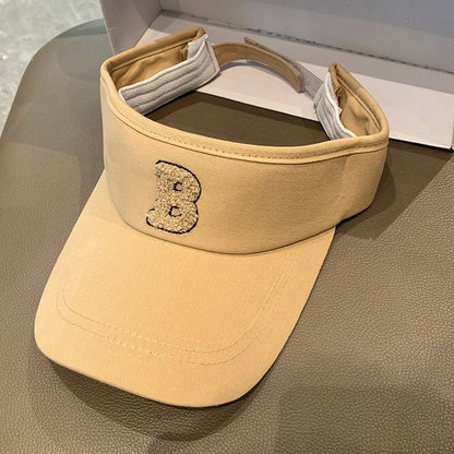 Letter B Visor Hat