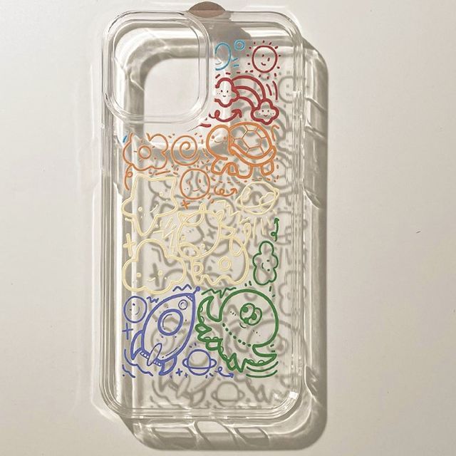 Transparent Cartoon Phone Case