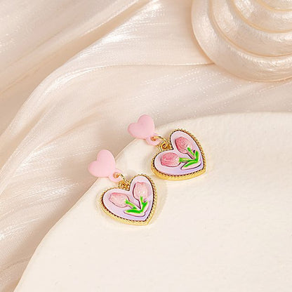 Flower Stud Earring / Drop Earring