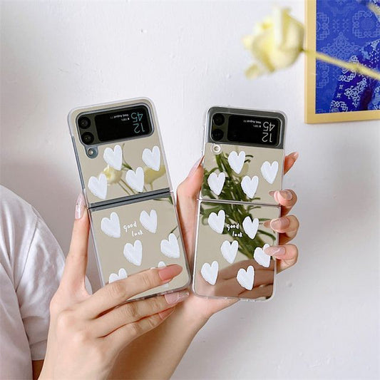 Heart Mirrored Mobile Phone Case