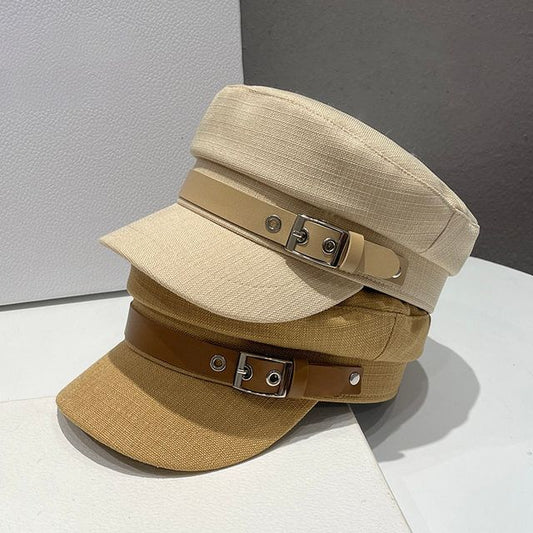 Belt Military Cotton Linen Cap
