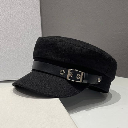 Belt Military Cotton Linen Cap