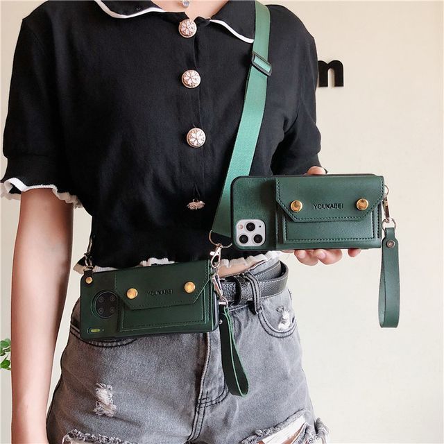 Faux Case Purse Phone Coin Leather