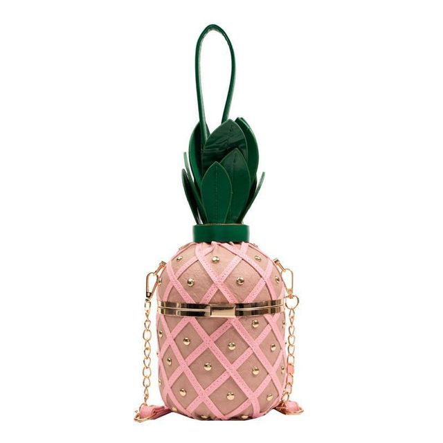 Bag Box Shaped Pineapple Crossbody