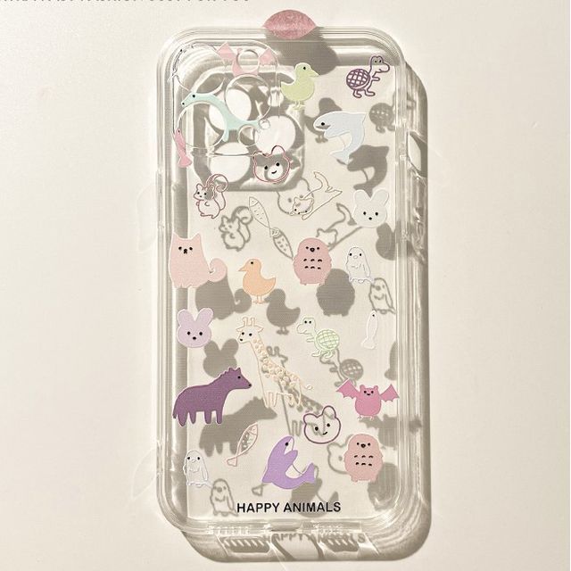 Transparent Animal Phone Case