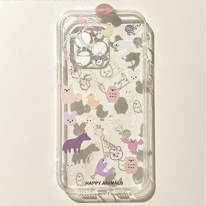 Transparent Animal Phone Case