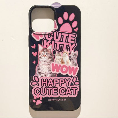 Cat Case Lettering Phone