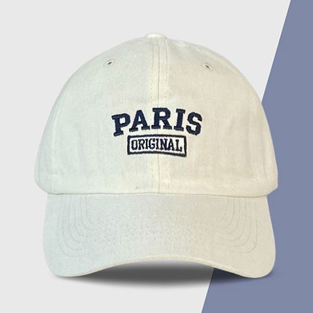 Lettering Baseball Cap Embroidered