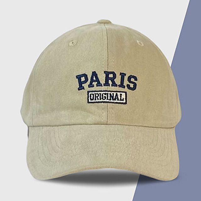 Lettering Baseball Cap Embroidered