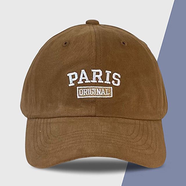 Lettering Baseball Cap Embroidered