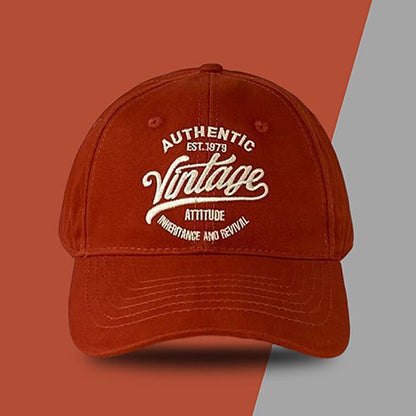 Lettering Embroidered Cap Baseball