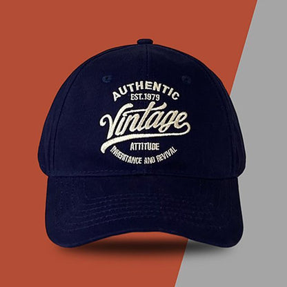 Lettering Embroidered Cap Baseball