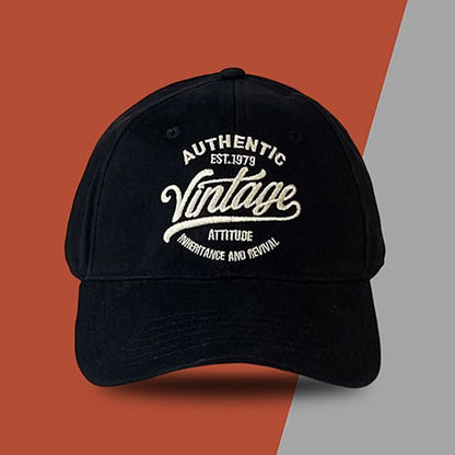 Lettering Embroidered Cap Baseball