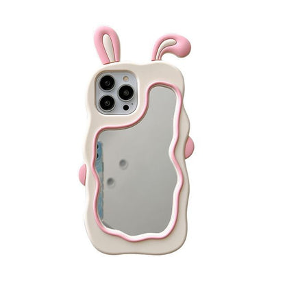 Case Mirrored Rabbit Phone