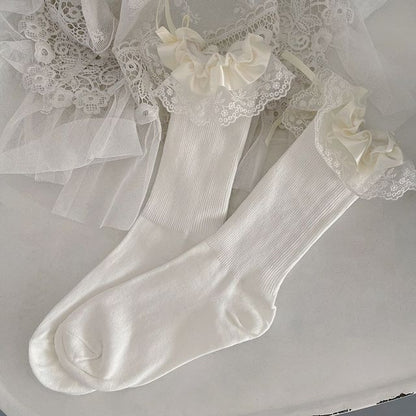 Lace Trim Socks