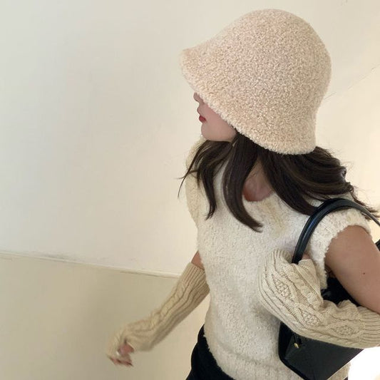 Chenille Hat Bucket Plain