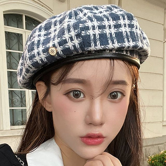 Beret Plaid Hat