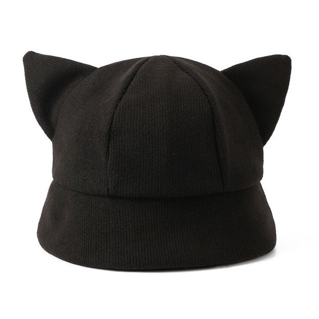 Cat Knit Hat Ear Bucket