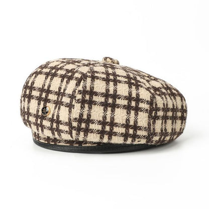 Beret Plaid Hat