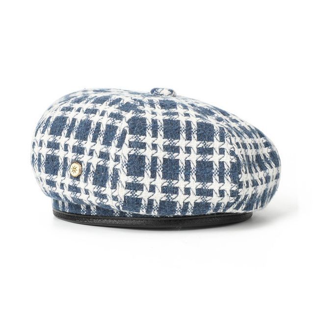 Beret Plaid Hat