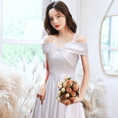 Shoulder Evening / Gown Off Dress Glitter A-Line Cocktail