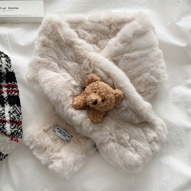 Fur Scarf Faux Bear