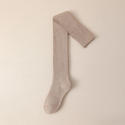 Plain Over the Knee Socks Set