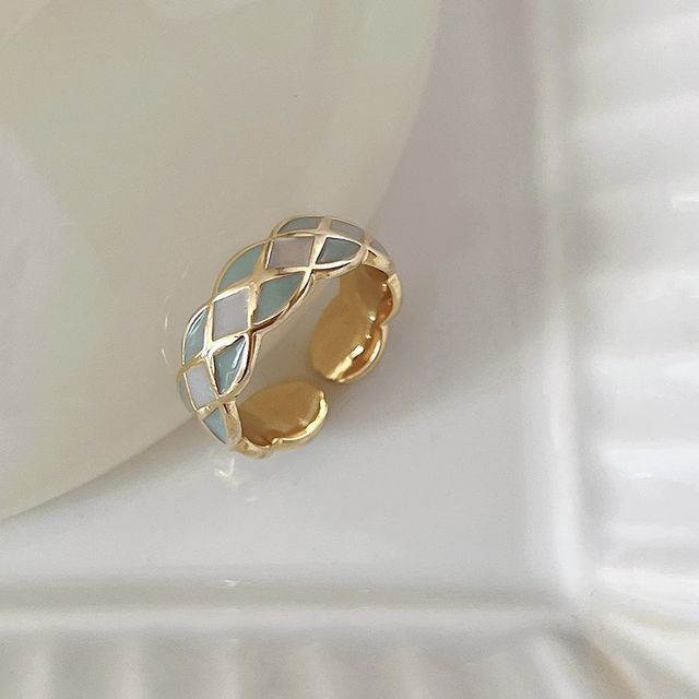 Butterfly / Faux Pearl Alloy Open Ring (various designs)