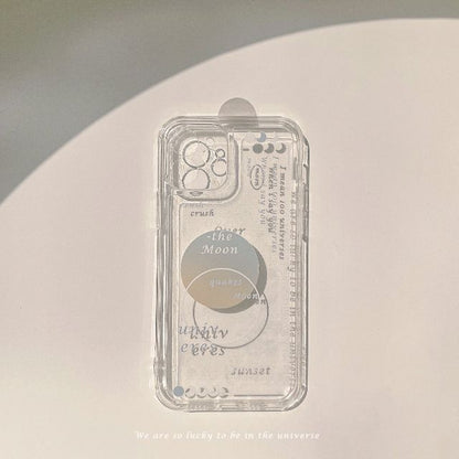 Lettering Phone Transparent Case