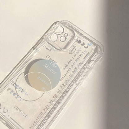 Lettering Phone Transparent Case