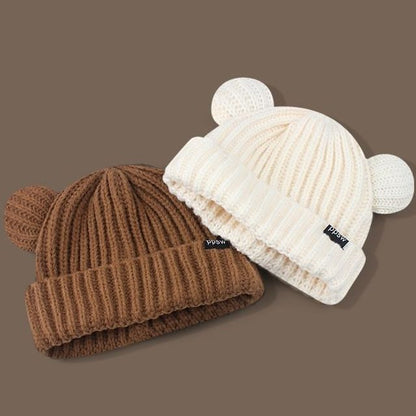 Ear Bear Knit Beanie