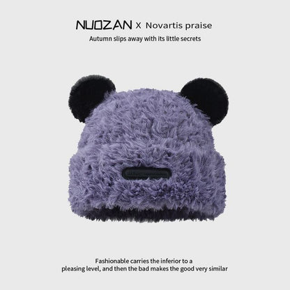 Beanie Fluffy Ear Detail