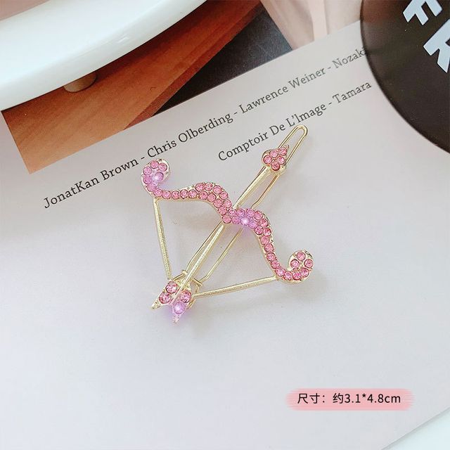 Rhinestone / Faux Pearl Alloy Hair Clip (various designs)