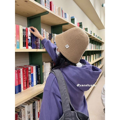 Applique Hat Knit Bucket