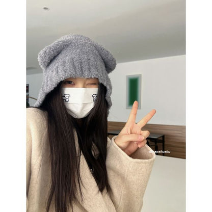 Beanie Knit Ear Cat
