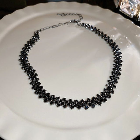 Rhinestone Alloy Choker