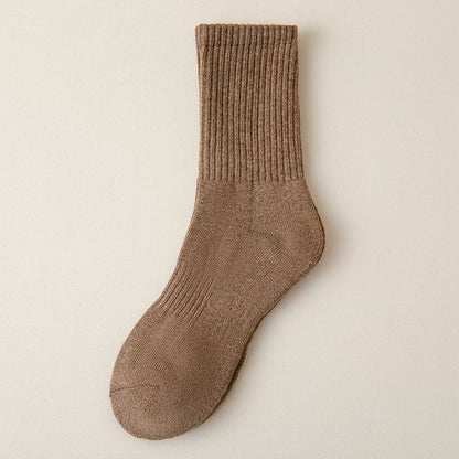 Plain Ribbed Socks / Set