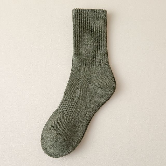 Plain Ribbed Socks / Set